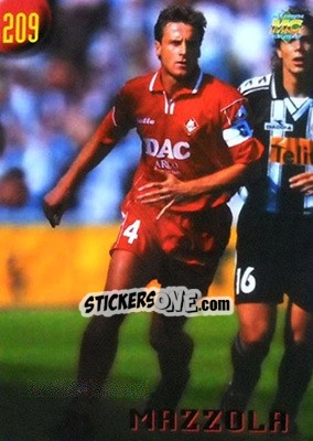 Sticker Mazzola - Calcio 1999-2000 Etichetta Nera n. 209 - Mundicromo