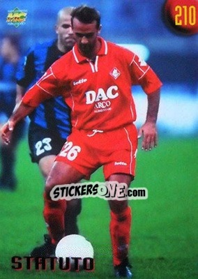 Sticker Statuto - Calcio 1999-2000 Etichetta Nera n. 210 - Mundicromo