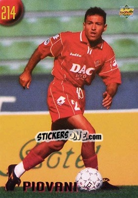 Sticker Piovani - Calcio 1999-2000 Etichetta Nera n. 214 - Mundicromo