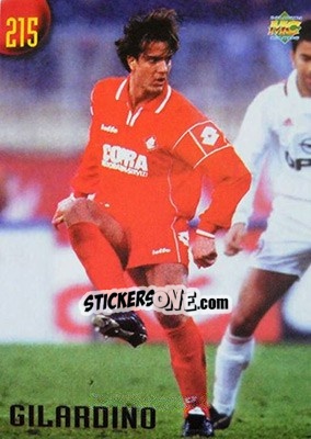 Sticker Gilardino - Calcio 1999-2000 Etichetta Nera n. 215 - Mundicromo