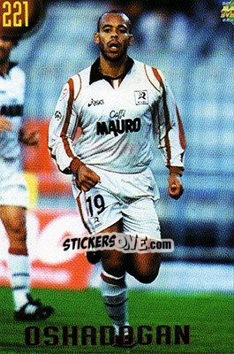Cromo Oshadogan - Calcio 1999-2000 Etichetta Nera n. 221 - Mundicromo