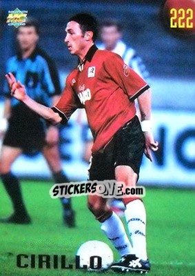 Sticker Cirillo - Calcio 1999-2000 Etichetta Nera - Mundicromo