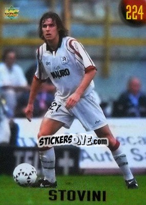 Sticker Stovini - Calcio 1999-2000 Etichetta Nera - Mundicromo