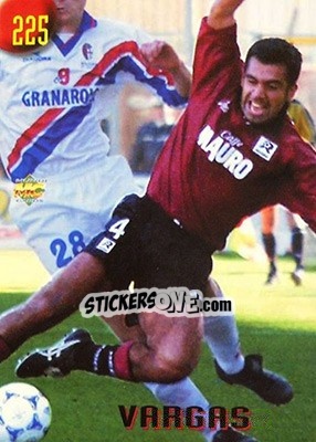 Sticker Vargas - Calcio 1999-2000 Etichetta Nera - Mundicromo