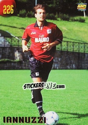 Figurina Iannuzzi - Calcio 1999-2000 Etichetta Nera - Mundicromo
