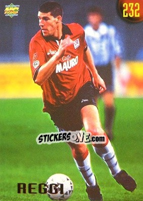 Cromo Reggi - Calcio 1999-2000 Etichetta Nera n. 232 - Mundicromo