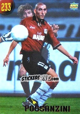Figurina Possanzini - Calcio 1999-2000 Etichetta Nera - Mundicromo