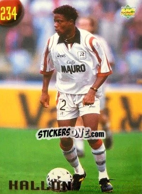 Sticker Kallon - Calcio 1999-2000 Etichetta Nera - Mundicromo