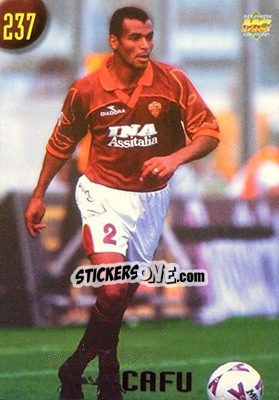 Sticker Cafu - Calcio 1999-2000 Etichetta Nera - Mundicromo