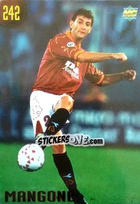 Sticker Mangone - Calcio 1999-2000 Etichetta Nera - Mundicromo
