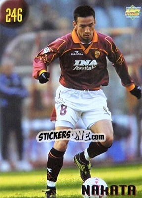 Sticker Nakata - Calcio 1999-2000 Etichetta Nera n. 246 - Mundicromo