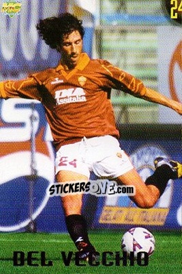 Sticker Delvecchio - Calcio 1999-2000 Etichetta Nera n. 249 - Mundicromo