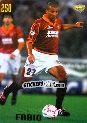 Sticker Fabio - Calcio 1999-2000 Etichetta Nera - Mundicromo