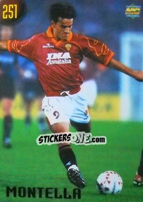 Sticker Montella - Calcio 1999-2000 Etichetta Nera n. 251 - Mundicromo