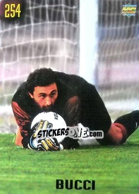 Sticker Bucci - Calcio 1999-2000 Etichetta Nera n. 254 - Mundicromo
