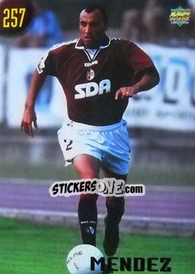 Sticker Mendez - Calcio 1999-2000 Etichetta Nera - Mundicromo
