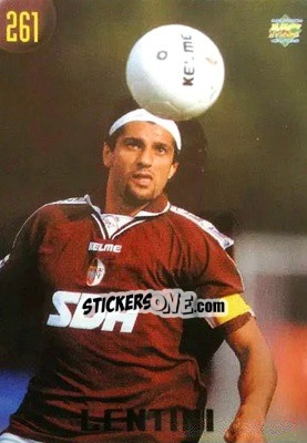Figurina Lentini - Calcio 1999-2000 Etichetta Nera - Mundicromo