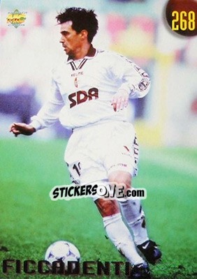 Sticker Ficcadenti - Calcio 1999-2000 Etichetta Nera - Mundicromo