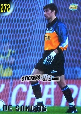 Sticker De Sanctis - Calcio 1999-2000 Etichetta Nera n. 272 - Mundicromo