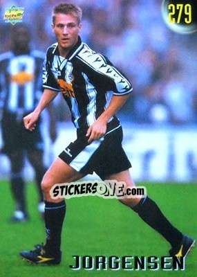 Sticker Jorgensen - Calcio 1999-2000 Etichetta Nera - Mundicromo