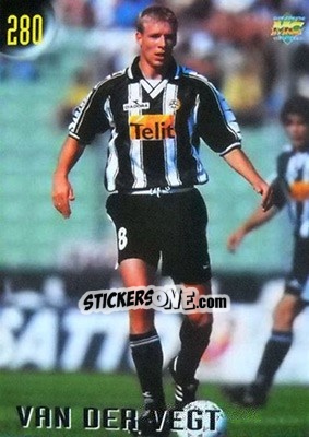 Sticker Van Der Vegt - Calcio 1999-2000 Etichetta Nera - Mundicromo