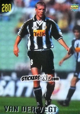 Sticker Van Der Vegt - Calcio 1999-2000 Etichetta Nera n. 280 - Mundicromo