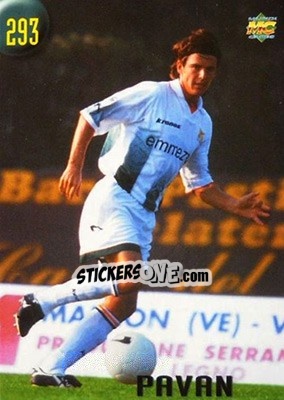 Sticker Pavan - Calcio 1999-2000 Etichetta Nera - Mundicromo