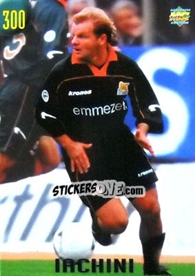 Sticker Iachini - Calcio 1999-2000 Etichetta Nera - Mundicromo