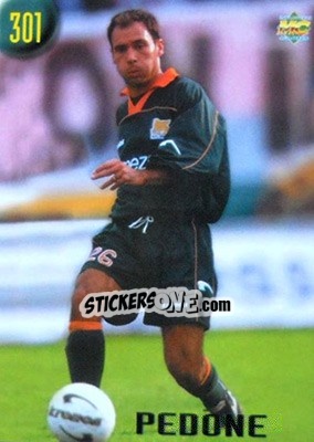 Sticker Pedone - Calcio 1999-2000 Etichetta Nera - Mundicromo