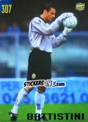 Sticker Battistini - Calcio 1999-2000 Etichetta Nera n. 307 - Mundicromo