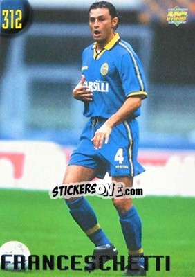 Figurina Franceschetti - Calcio 1999-2000 Etichetta Nera - Mundicromo