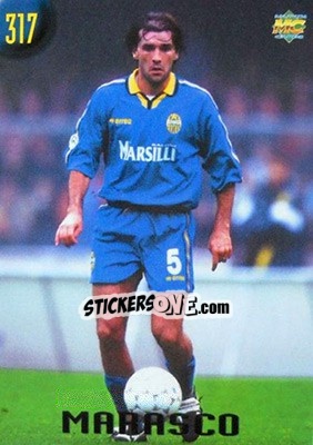 Sticker Marasco - Calcio 1999-2000 Etichetta Nera n. 317 - Mundicromo