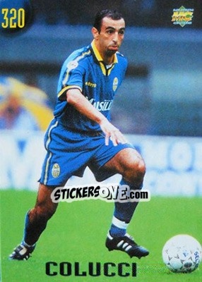Figurina Colucci - Calcio 1999-2000 Etichetta Nera - Mundicromo