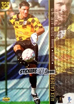 Sticker Calderoni / Gorgone - Calcio 1999-2000 Etichetta Nera n. 325 - Mundicromo
