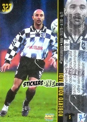 Sticker Romualdi / Martinelli - Calcio 1999-2000 Etichetta Nera - Mundicromo