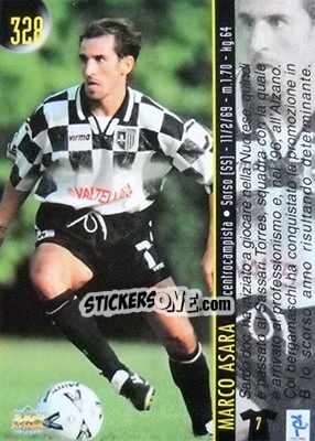 Sticker Campi / Asara - Calcio 1999-2000 Etichetta Nera - Mundicromo