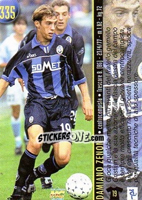 Figurina Lorenzi / Zenoni - Calcio 1999-2000 Etichetta Nera - Mundicromo