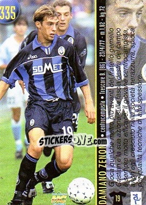 Sticker Lorenzi / Zenoni - Calcio 1999-2000 Etichetta Nera n. 335 - Mundicromo