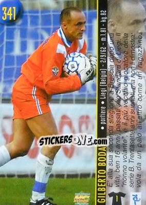Sticker Bodart / Yllana - Calcio 1999-2000 Etichetta Nera - Mundicromo