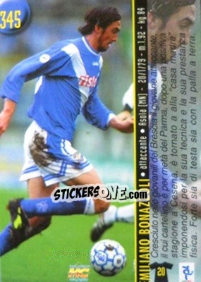 Sticker Kozminski / Bonazzoli - Calcio 1999-2000 Etichetta Nera n. 345 - Mundicromo