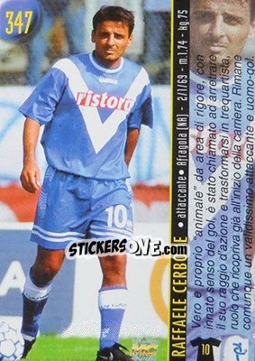 Sticker Banin / Cerbone - Calcio 1999-2000 Etichetta Nera - Mundicromo