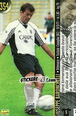 Sticker Baronchelli / Taldo - Calcio 1999-2000 Etichetta Nera n. 354 - Mundicromo