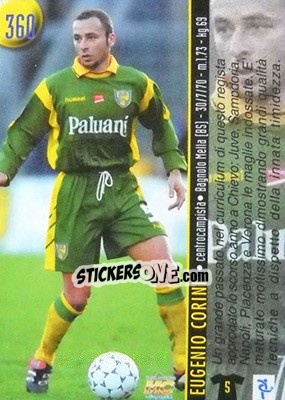 Sticker Corini / Lanna - Calcio 1999-2000 Etichetta Nera n. 360 - Mundicromo