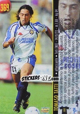 Sticker Tatti / De Angelis - Calcio 1999-2000 Etichetta Nera n. 369 - Mundicromo