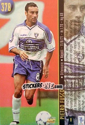 Sticker Fusco / Tarantino - Calcio 1999-2000 Etichetta Nera n. 378 - Mundicromo