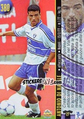 Sticker Giampieretti / Di Natale - Calcio 1999-2000 Etichetta Nera n. 380 - Mundicromo
