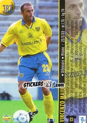 Sticker Di Venanzio / Maiuri - Calcio 1999-2000 Etichetta Nera - Mundicromo