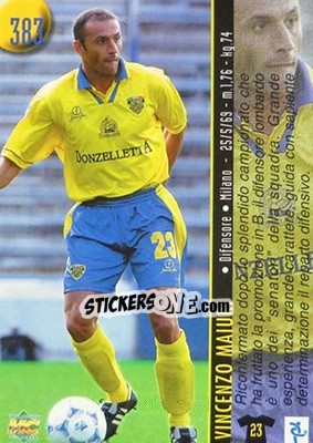 Sticker Di Venanzio / Maiuri - Calcio 1999-2000 Etichetta Nera n. 383 - Mundicromo