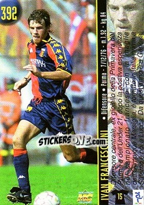 Sticker Franceschini / Mutarelli - Calcio 1999-2000 Etichetta Nera - Mundicromo