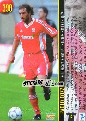 Sticker Brncic / Cozzi - Calcio 1999-2000 Etichetta Nera n. 398 - Mundicromo